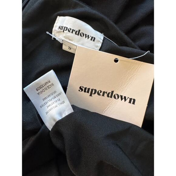 NWT Superdown REVOLVE Women's Black Jade Halter Maxi Dress Size S - Picture 7 of 7